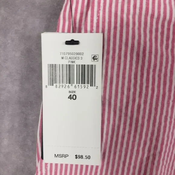 Polo Ralph Lauren Shorts Mens 40  Pink Striped Seersucker 9" Classic-Fit Preppy - Picture 8 of 11